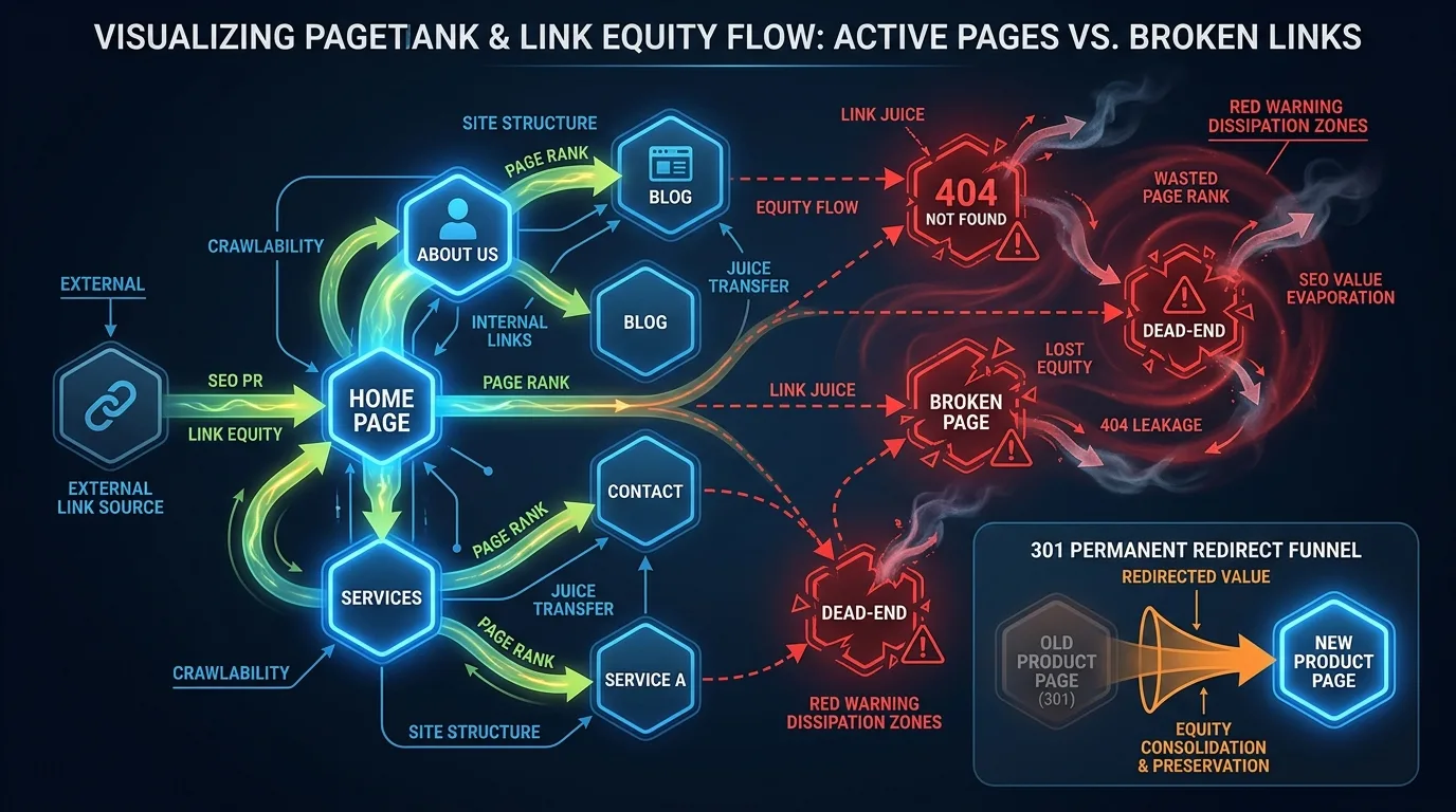 Discontinued Product Link Equity Leakage