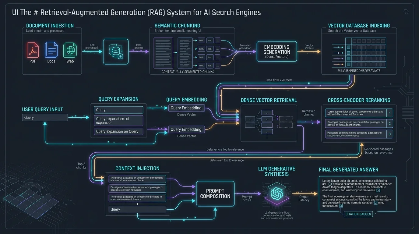 Multimodal RAG Search Retrieval and Synthesis Architecture
